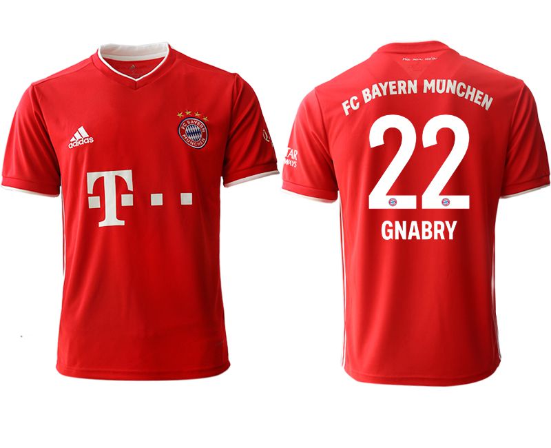 Men 2020-2021 club Bayern Munich Home aaa version #22 red Soccer Jerseys->bayern munich jersey->Soccer Club Jersey